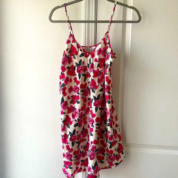 Other - Vintage floral print lingerie nightgown Medium EUC